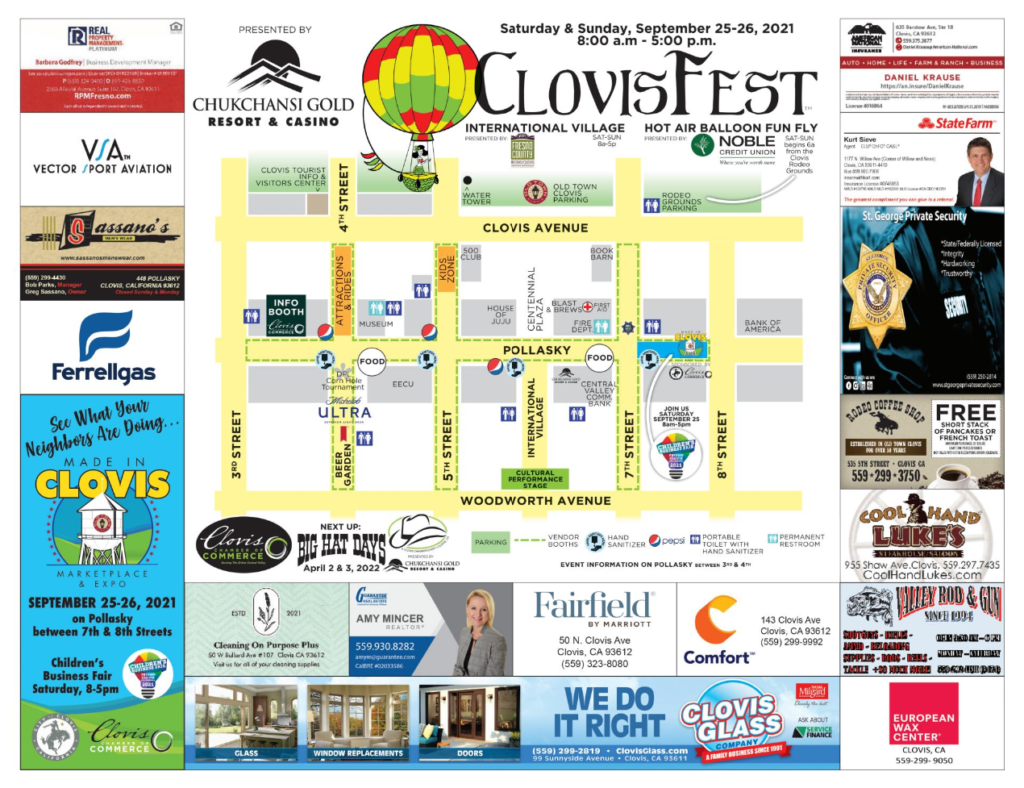 ClovisFest Map